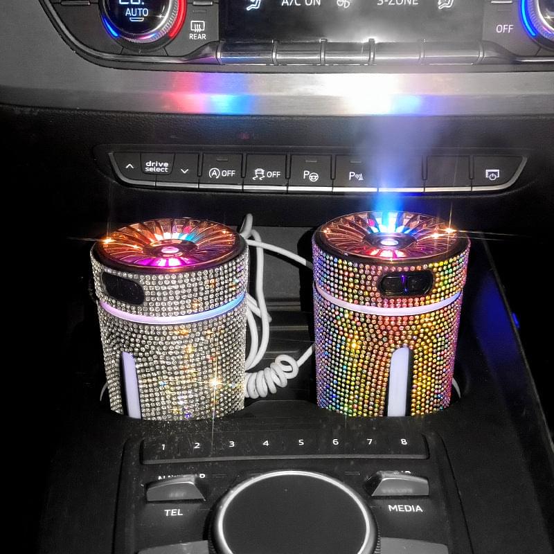 Car Air Humidifier Bling Led Light