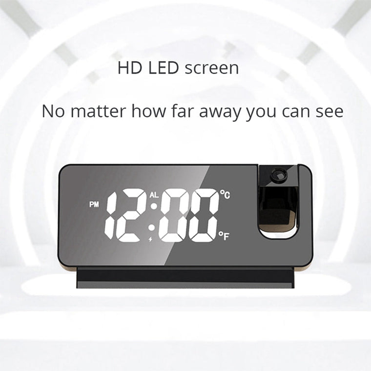 LED Digital Projection Alarm Clock